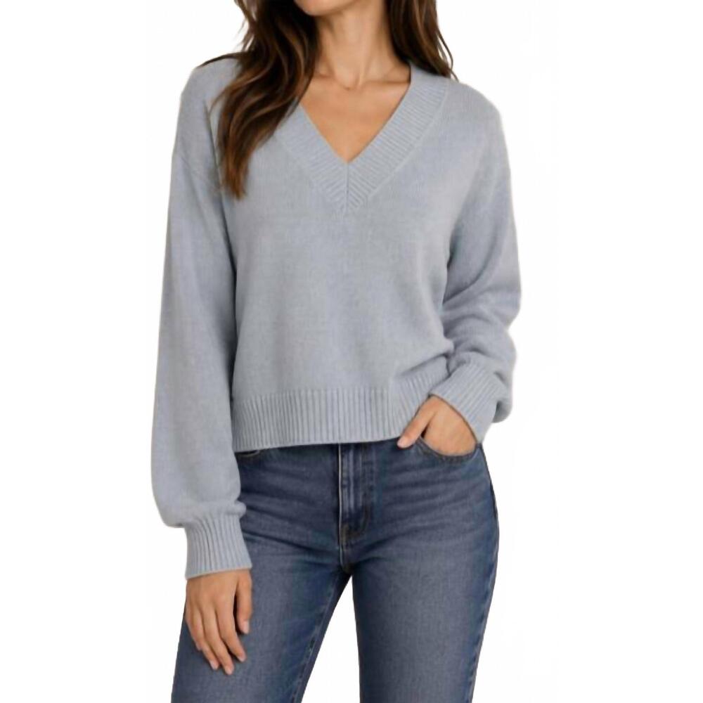 NEW COLORUSH csc buddy v sweater in soft blue